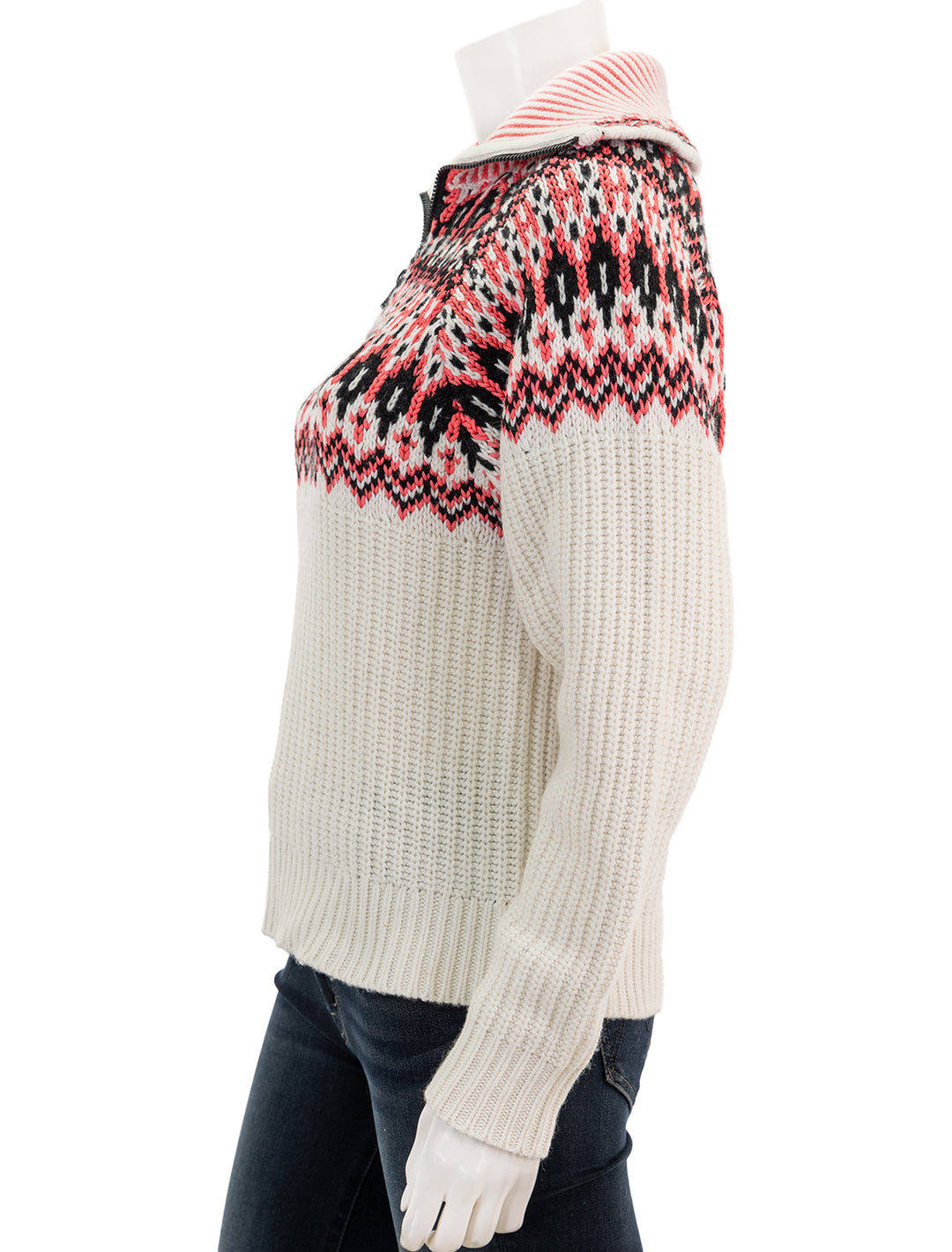 Side view of Bogner Fire + Ice's dory pullover.