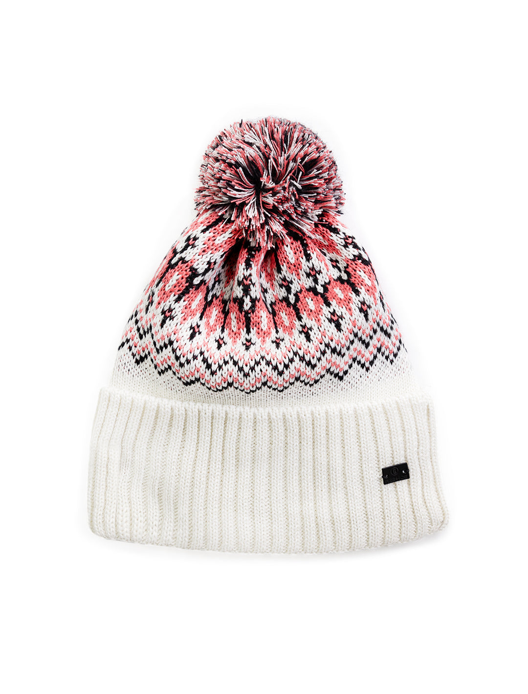 Front view of Bogner's leora hat in off-white.