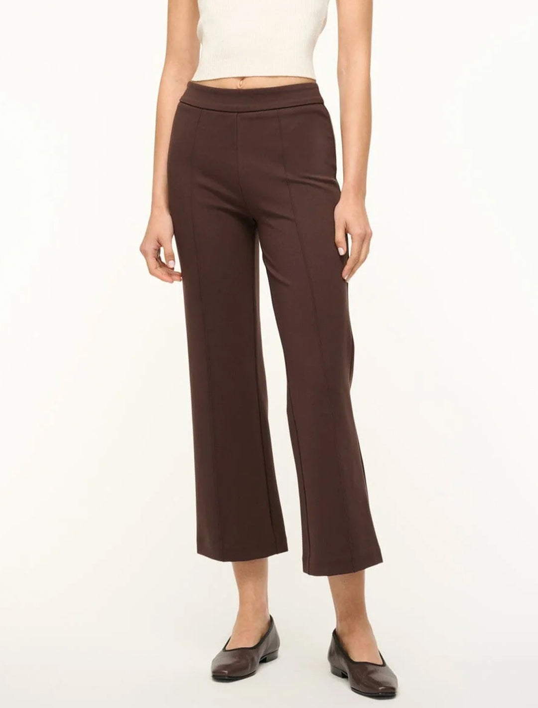 knack pant in dark chocolate