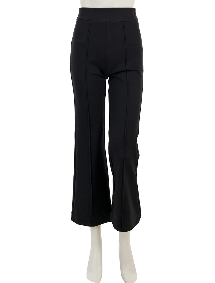 Front view of Staud's knack pant in black.