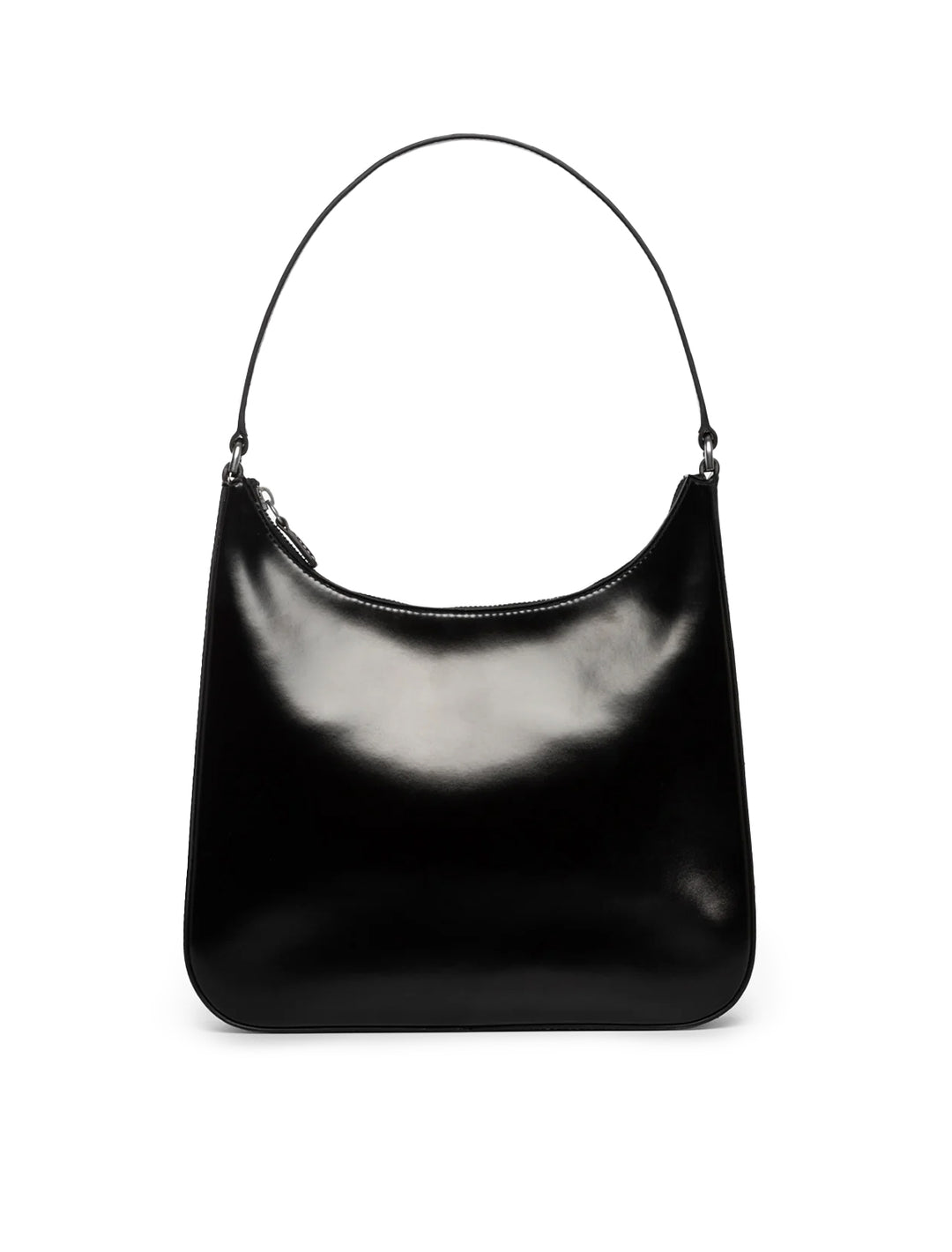 Front view of STAUD's alec bag in black.