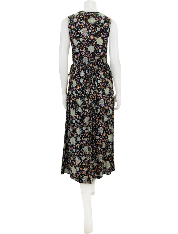 Back view of Ulla Johnson's clea dress in nuit.