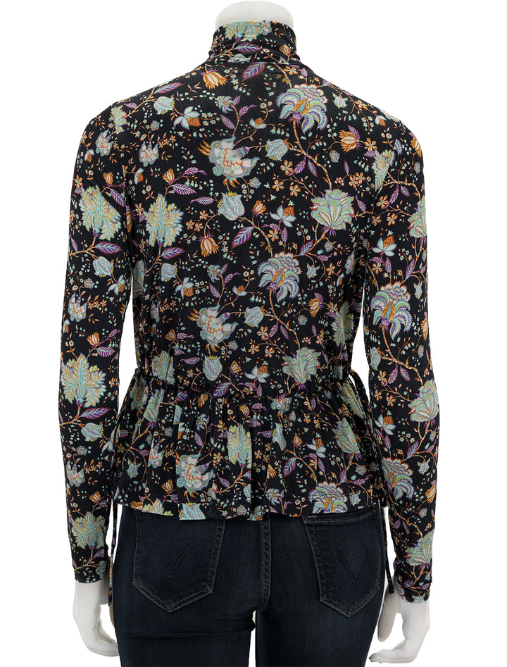 Back view of Ulla Johnson's nina top in nuit.