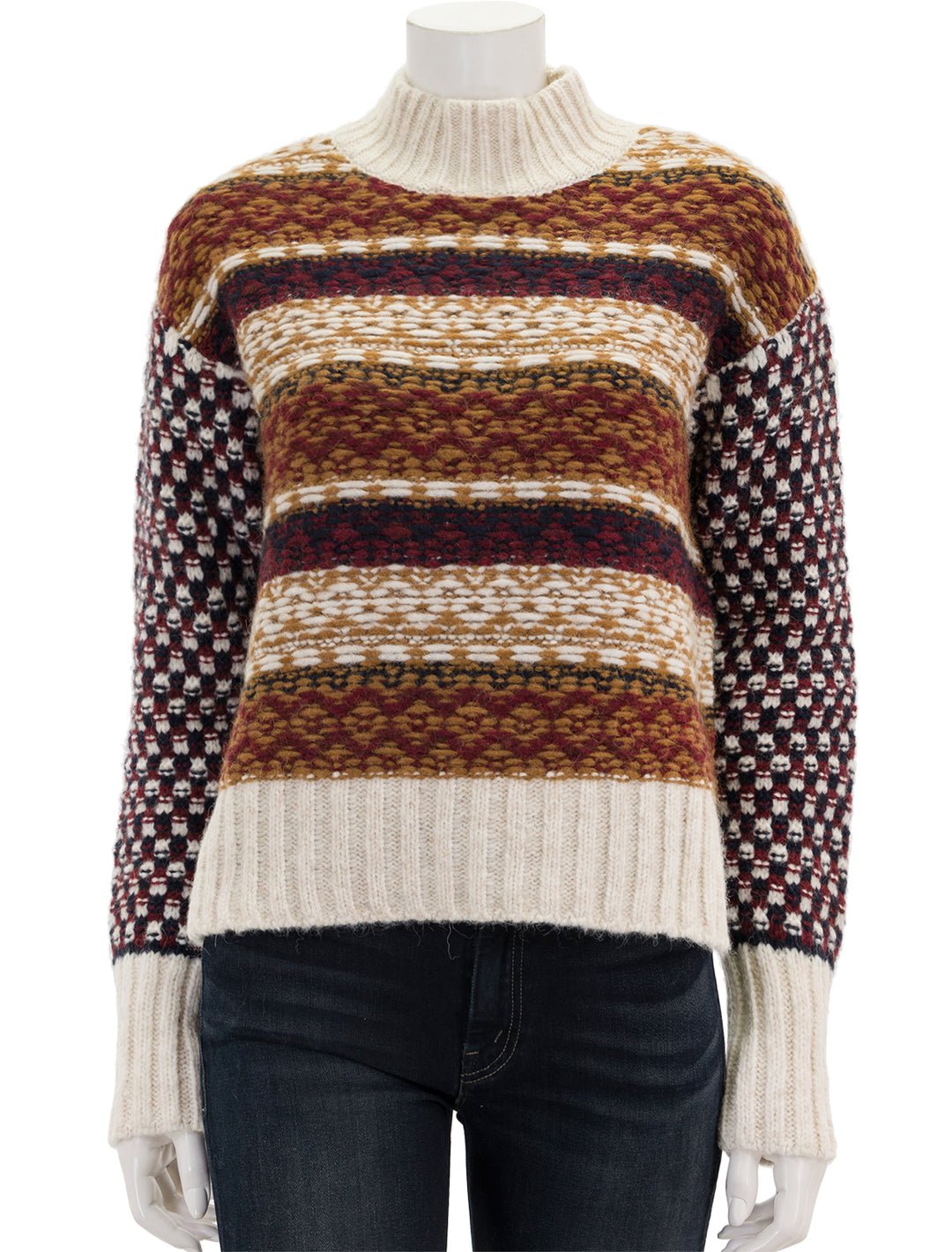 Front view of Veronica Beard's clary sweater.