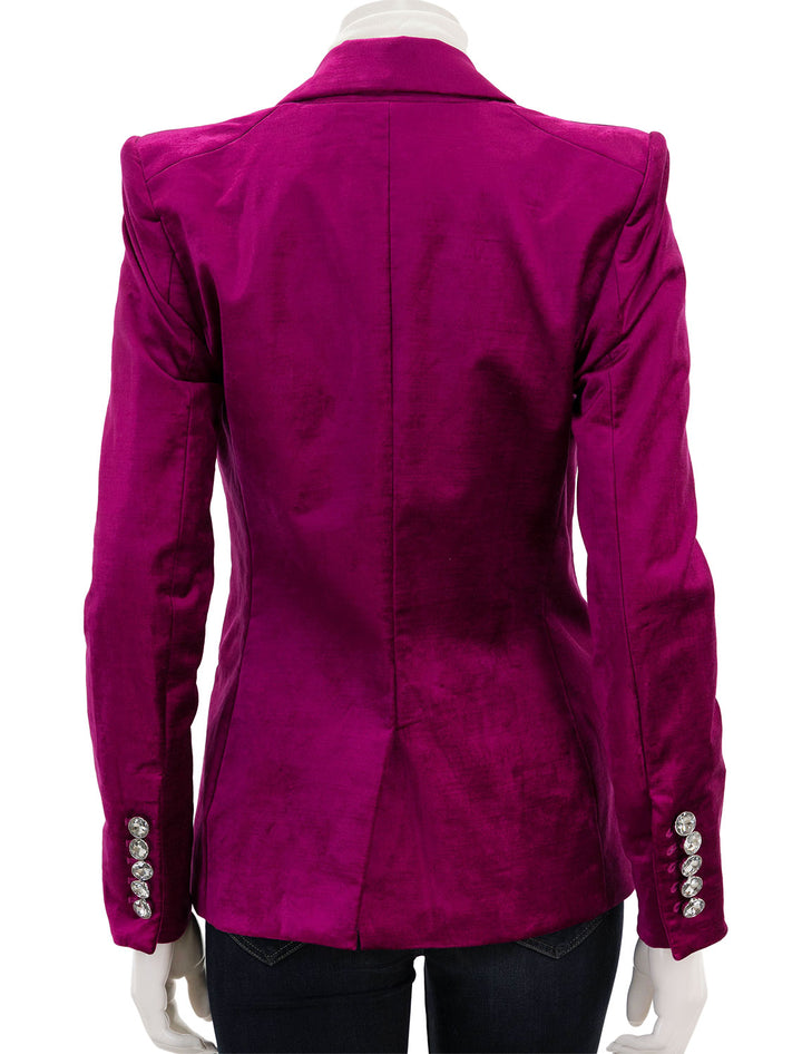 Back view of Veronica Beard's elam dickey jacket.