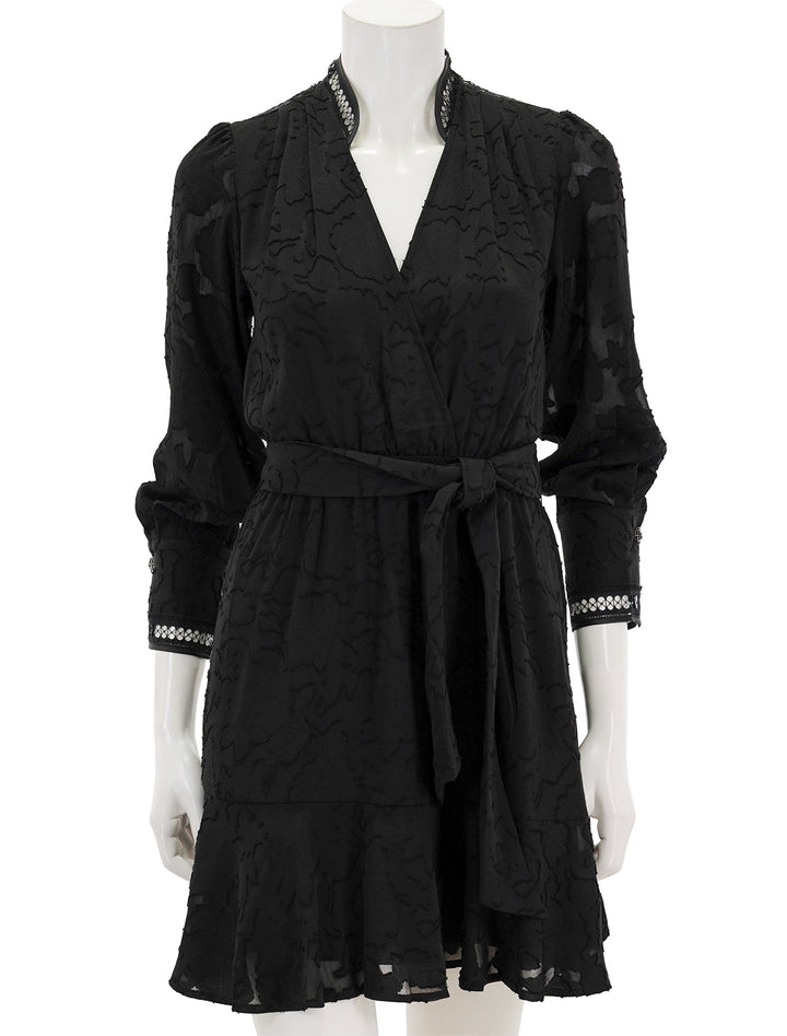 Front view of Suncoo Paris' Charly Dress in Noir.