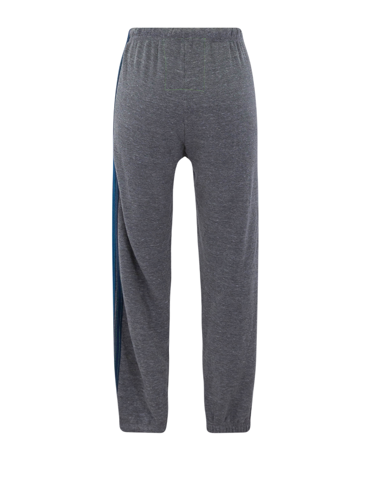 5 stripe womens sweatpants in heather grey