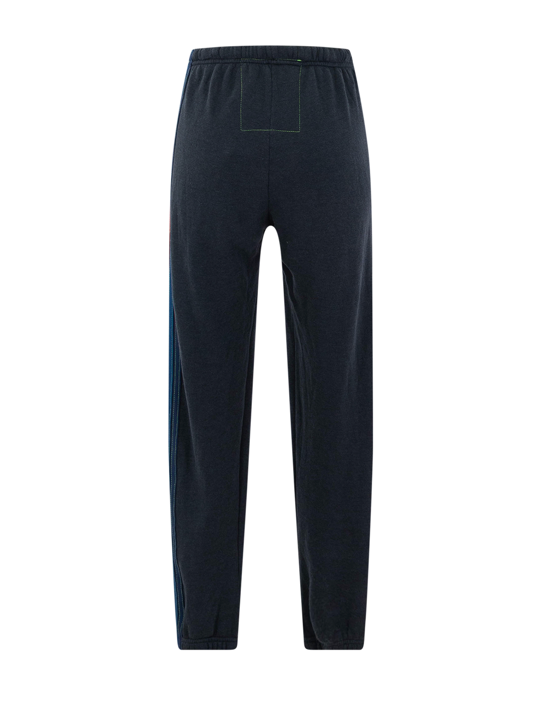 5 stripe womens sweatpants in charcoal