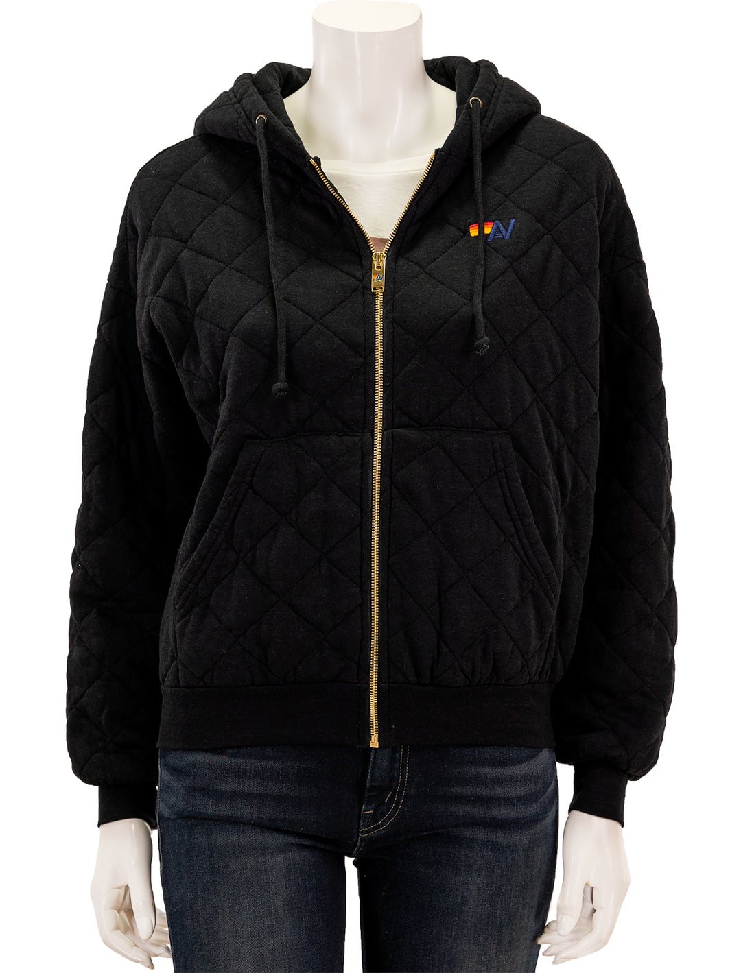 Tavi Noir Zip Front Pullover Jacket In Ebony - NG Sportswear International  LTD