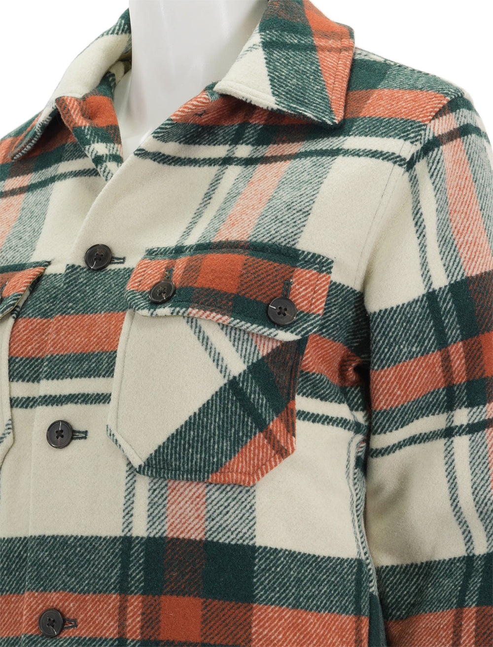 Close-up view of The Great's the smith jacket.