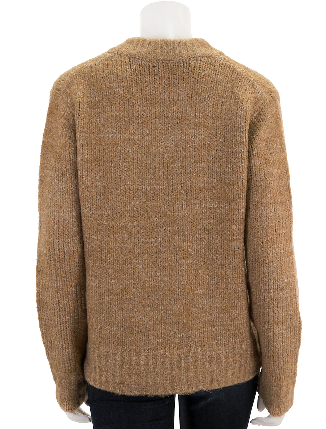 Back view of Line's Helena Sweater in Toffee.