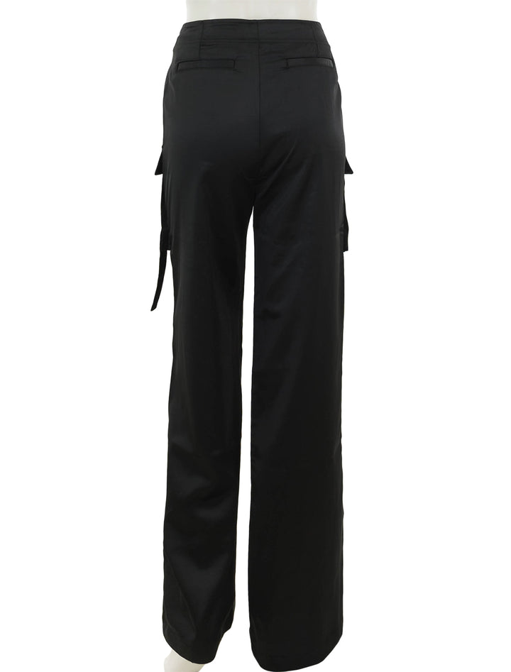 Back view of Steve Madden's ace pant in black.