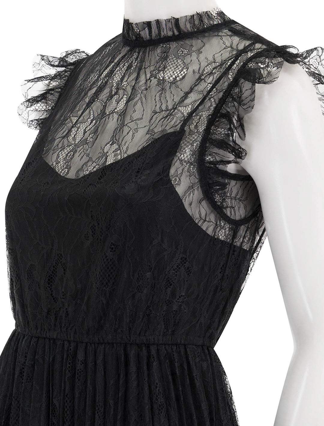 Close-up view of Steve Madden's Izzo Dress in Black.