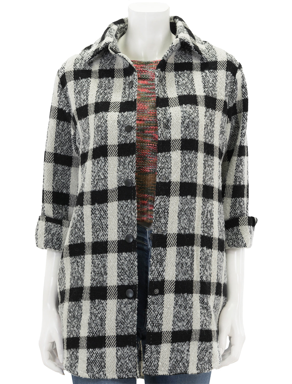 Sam crosby hot sale plaid coat