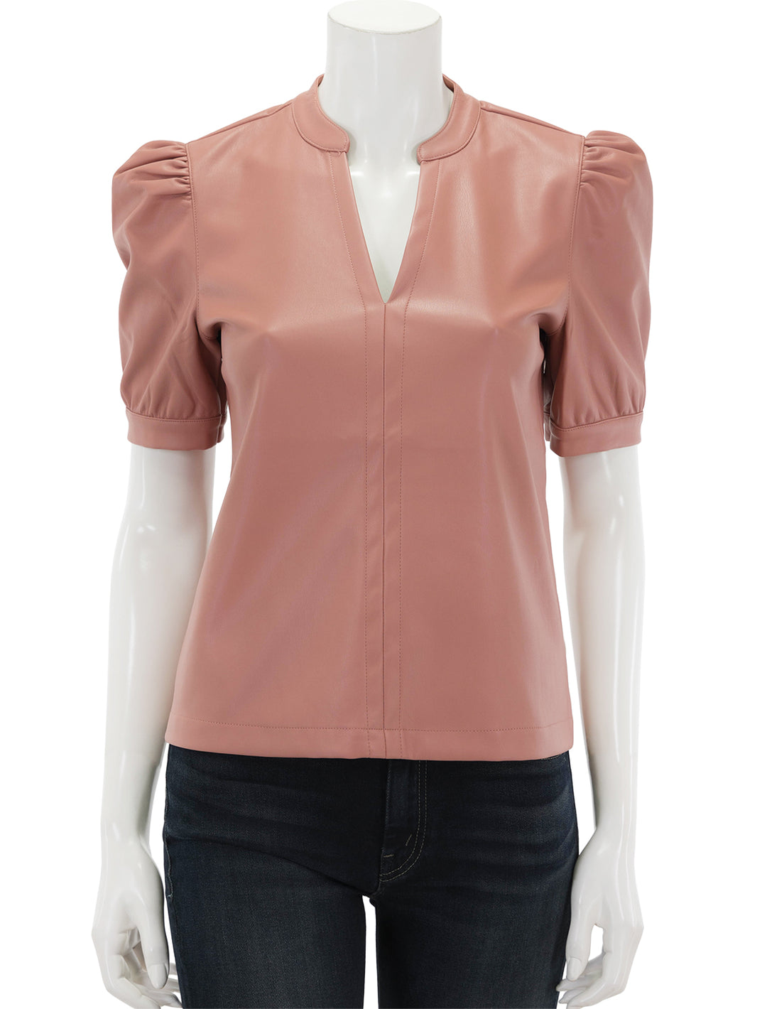 Front view of Steve Madden's jane top in rose.