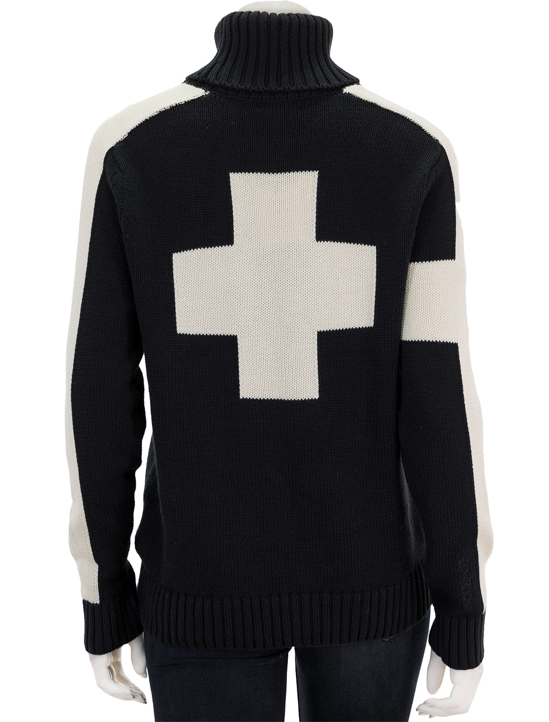 Back view of Alp N Rock's killian II sweater in black.