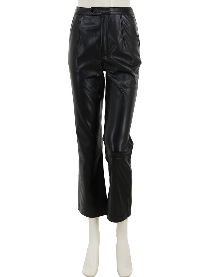 Front view of Sundays NYC's rucker pant in black.
