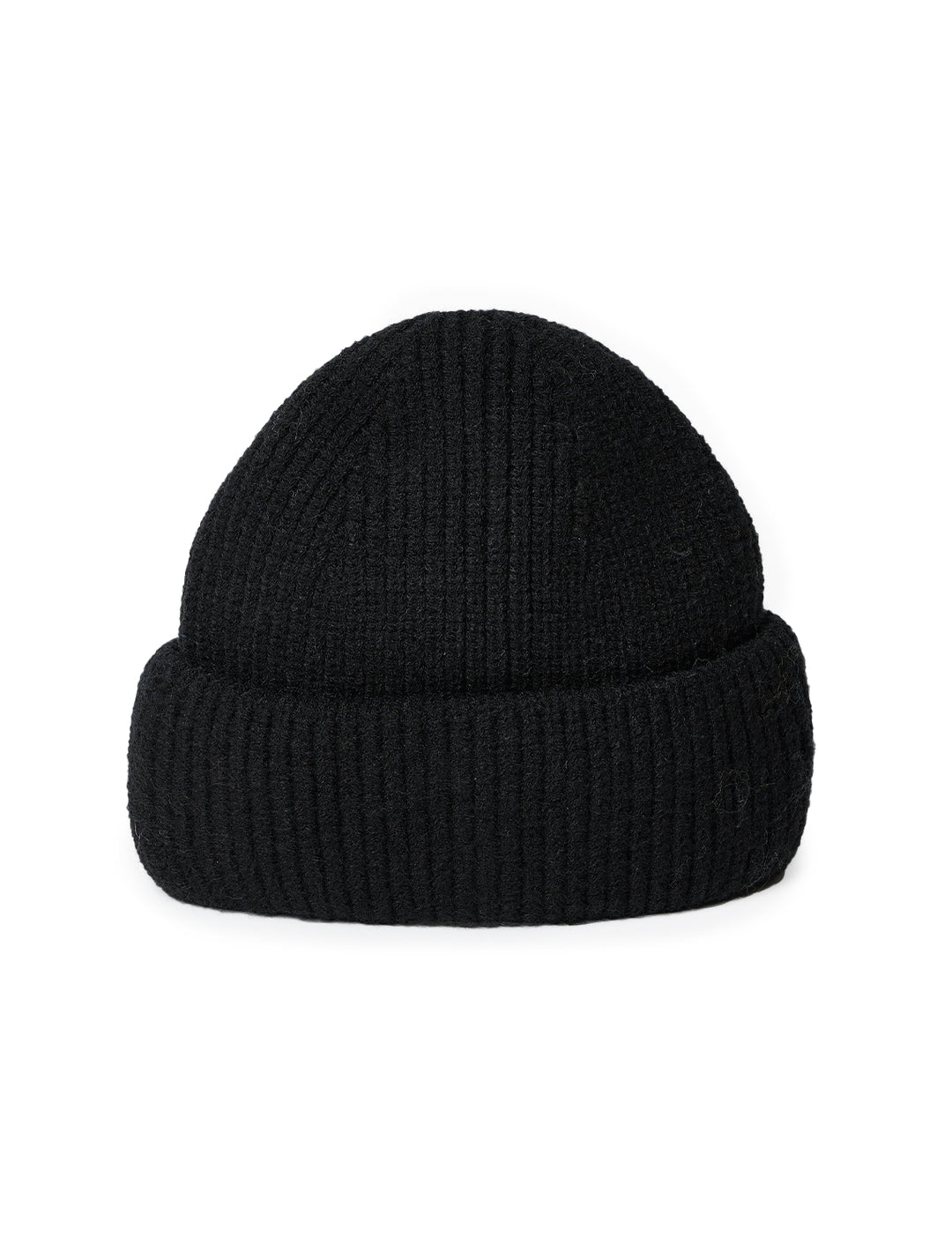 Front view of Hat Attack's Major Beanie in Black.