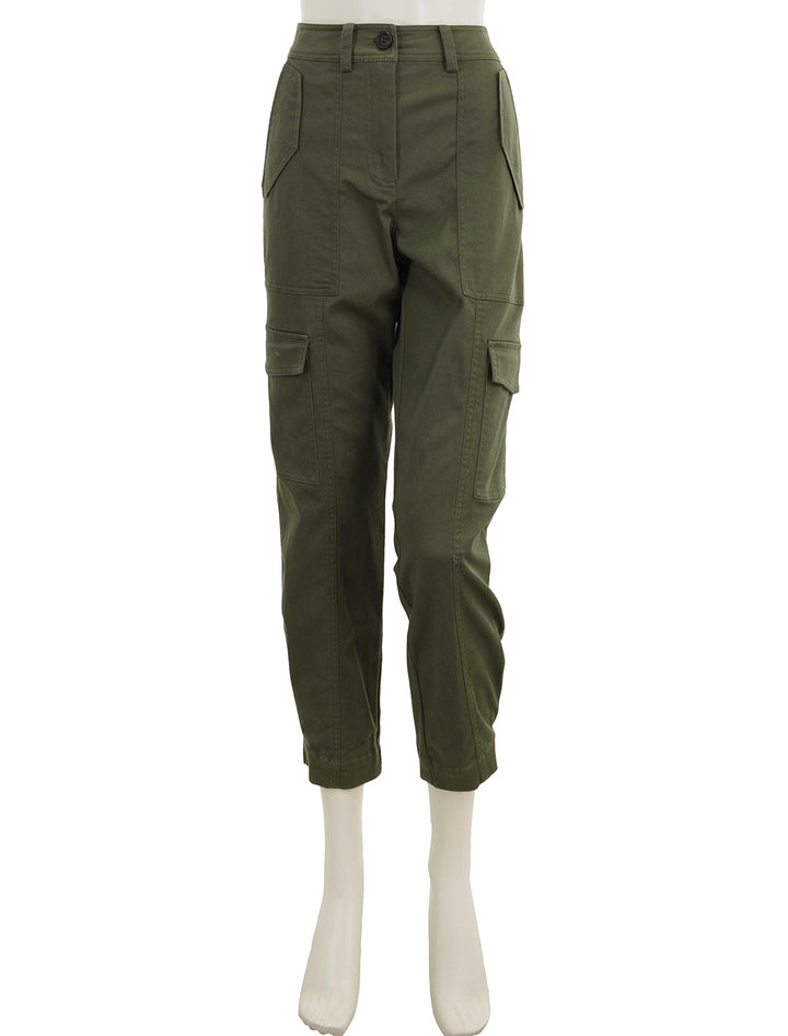 front view of elian pant in fatigue