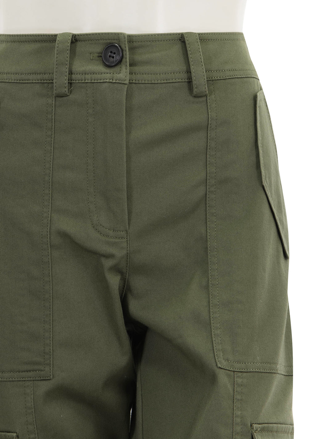 close up view of elian pant in fatigue