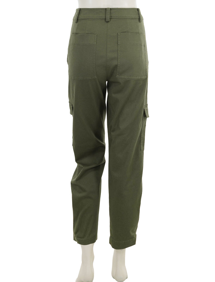 back view of elian pant in fatigue