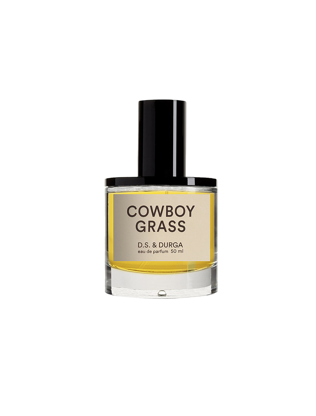 Front view of D.S. & Durga's cowboy grass 50 ml eau de parfum.
