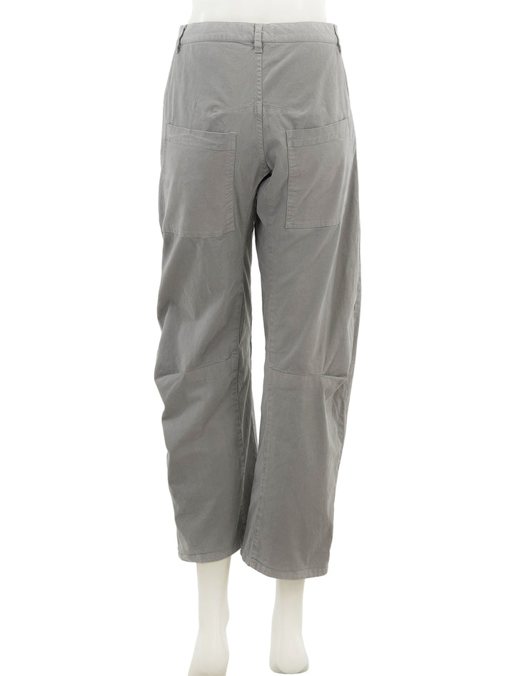 back view of shon pant in grey