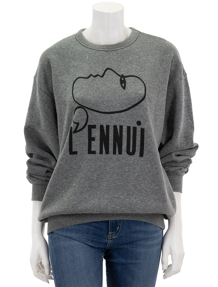 Front view of Clare V.'s l'ennui sweatshirt.