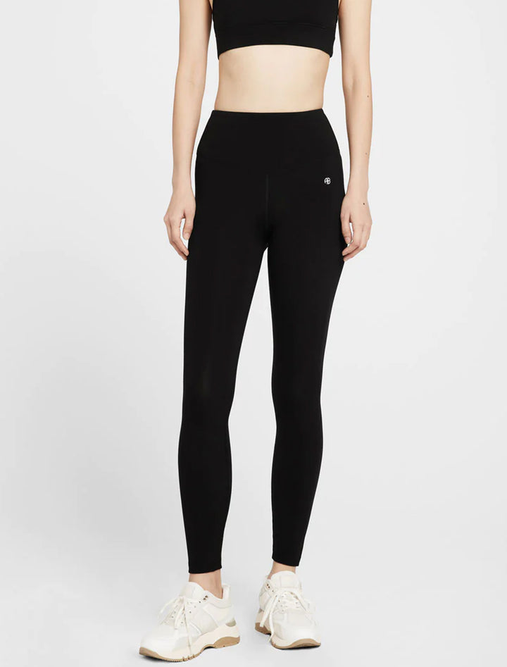 Model wearing Anine Bing's blake legging.