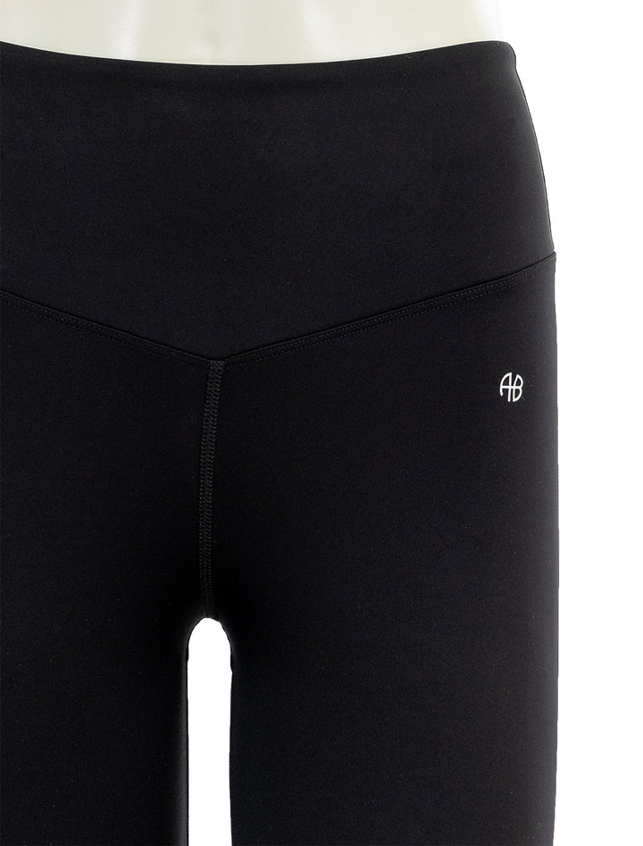 Close-up view of Anine Bing's blake legging.