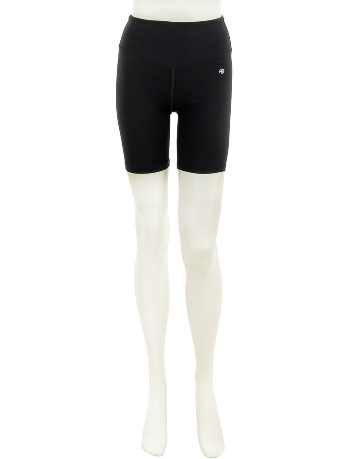 Front view of Anine Bing's blake biker short.