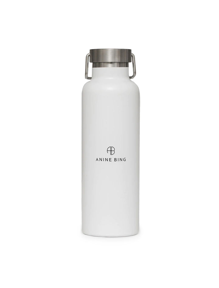 ab water bottle | white