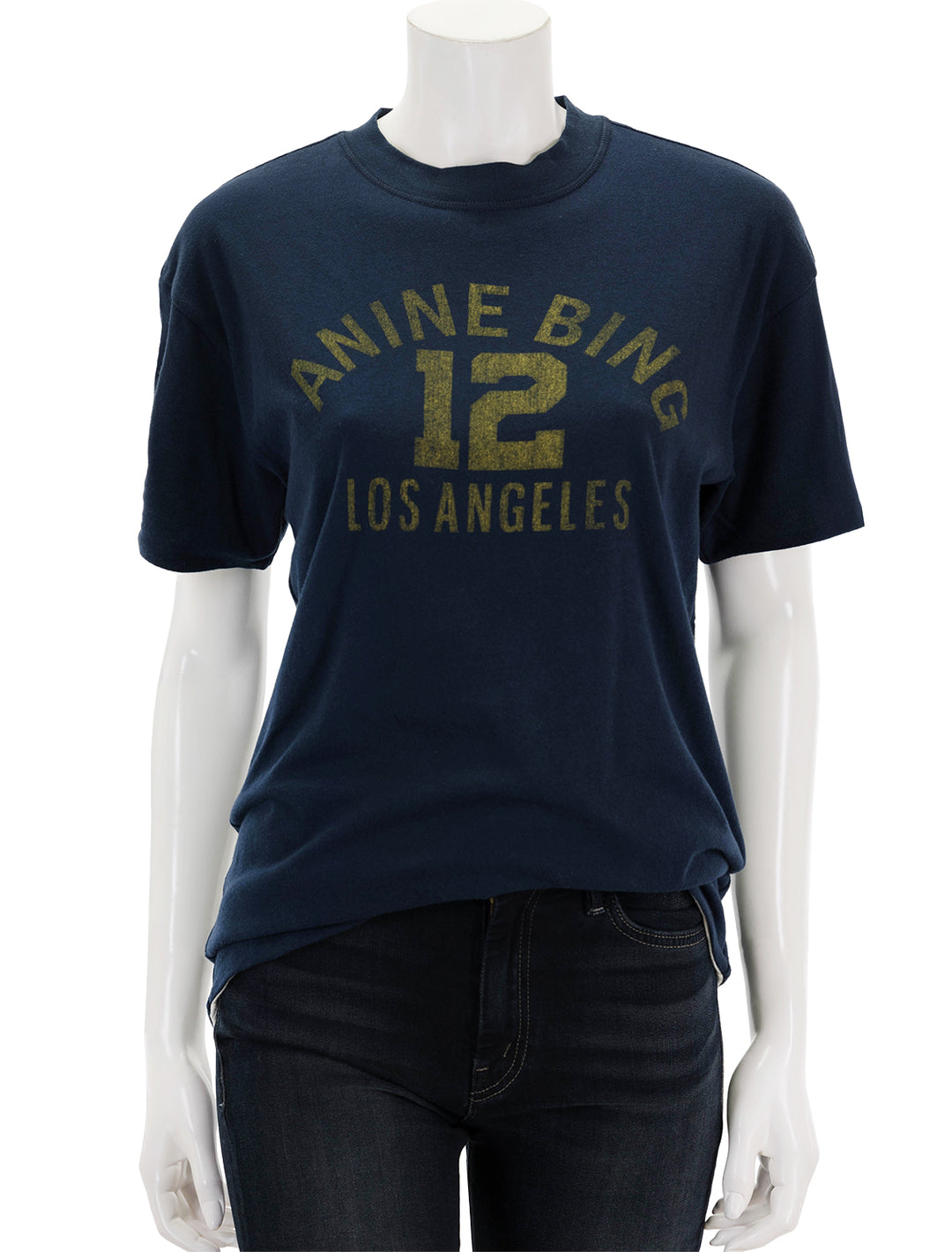Front view of Anine Bing's reversible toni tee.