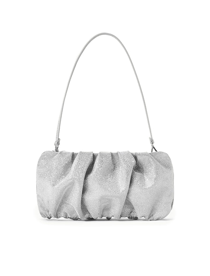 Front view of STAUD's bean convertible bag in diamond.