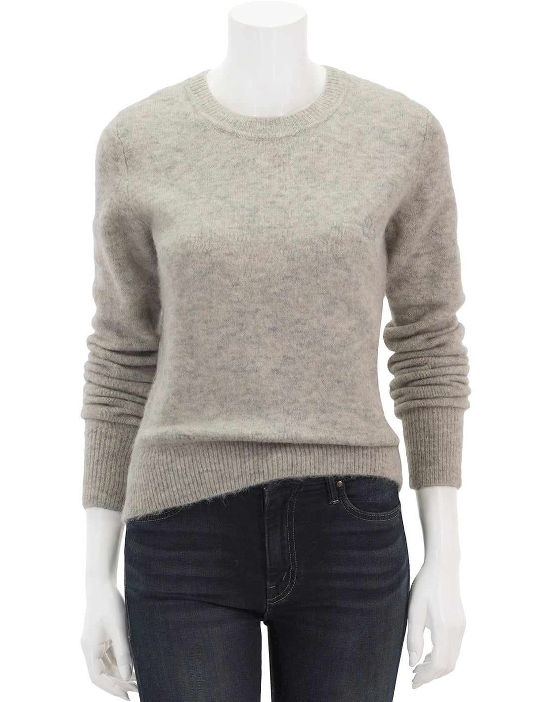 Front view of Isabel Marant Etoile's alais sweater in sand.