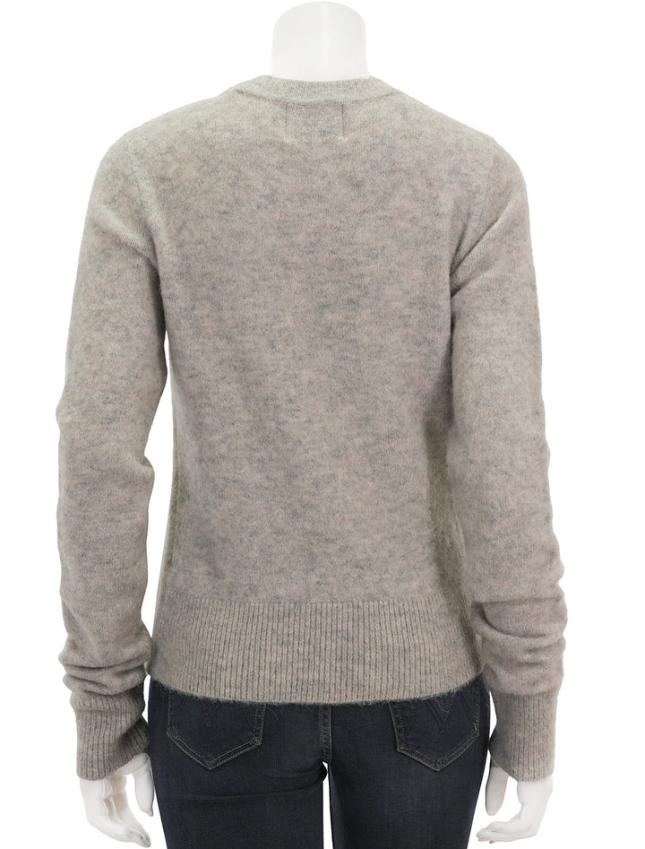 Back view of Isabel Marant Etoile's alais sweater in sand.