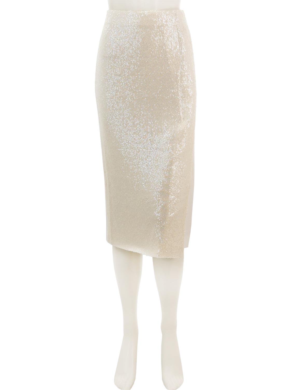 Ivory sequin pencil clearance skirt