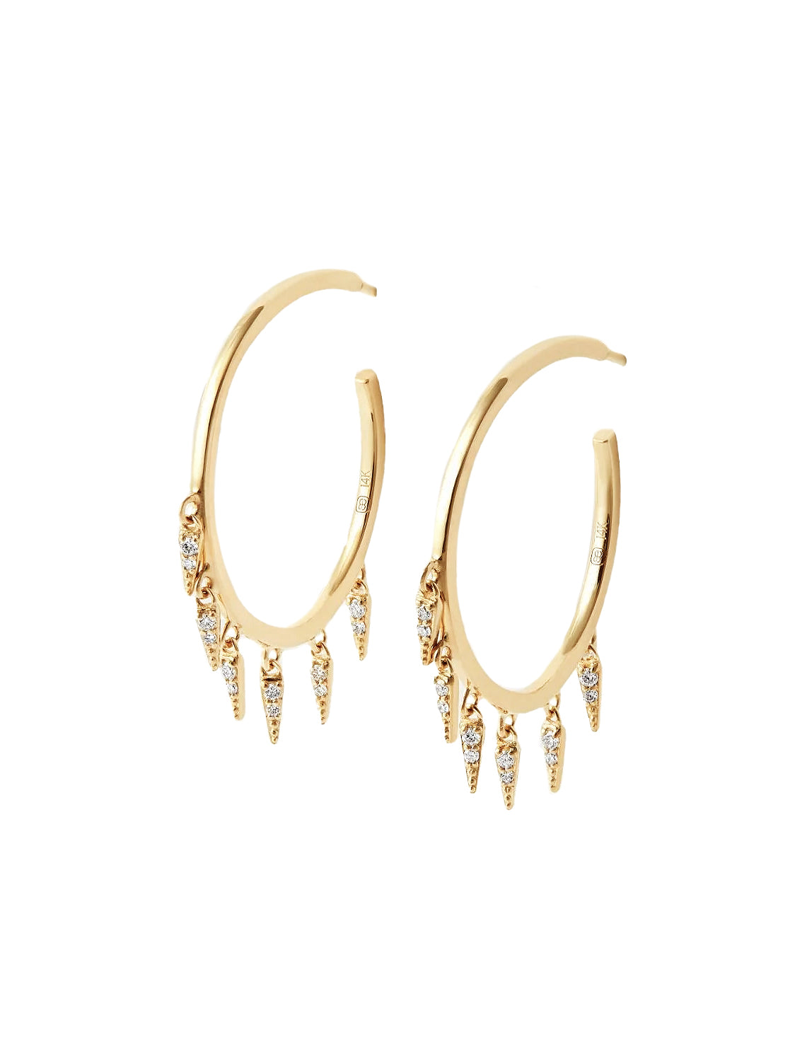 Round Leather Fringe Hoop Earrings – Sublime Clothing Boutique