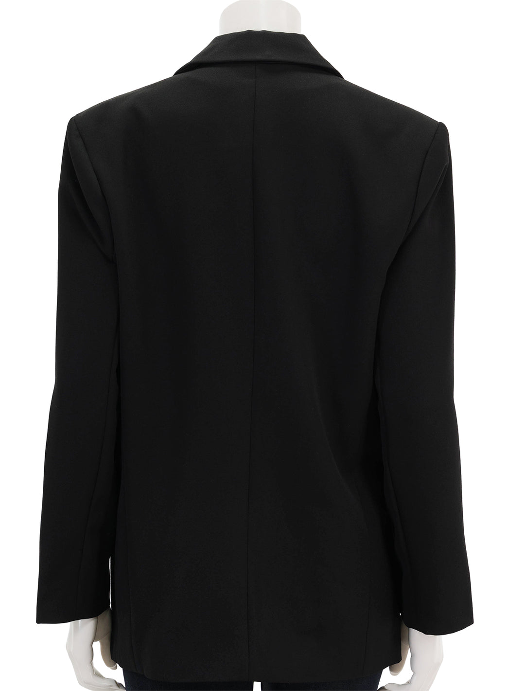 Back view of Anine Bing's quinn blazer in black.