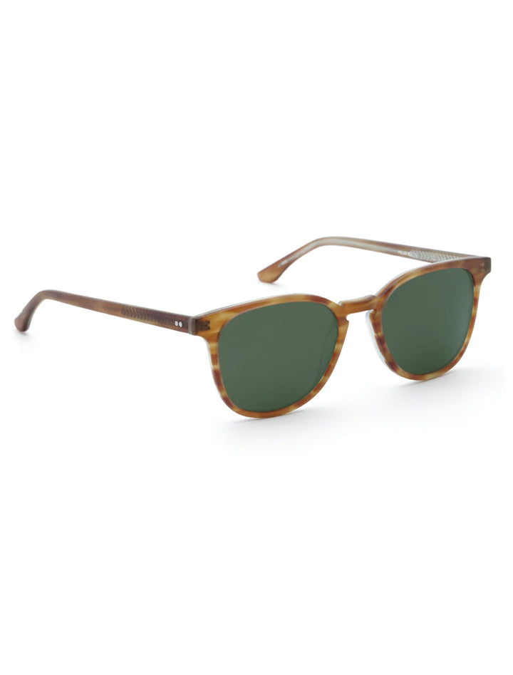Front angle view of Krewe's olivier in matte willow - polarized.