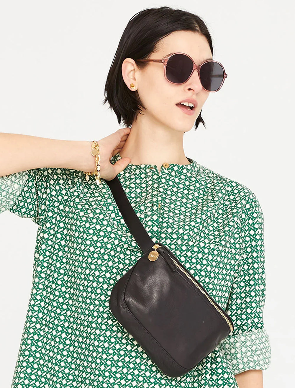 Womens Clare V. Petit Henri Pouch Black  Clare V. Bags & Small Accessories  - AICelluloids