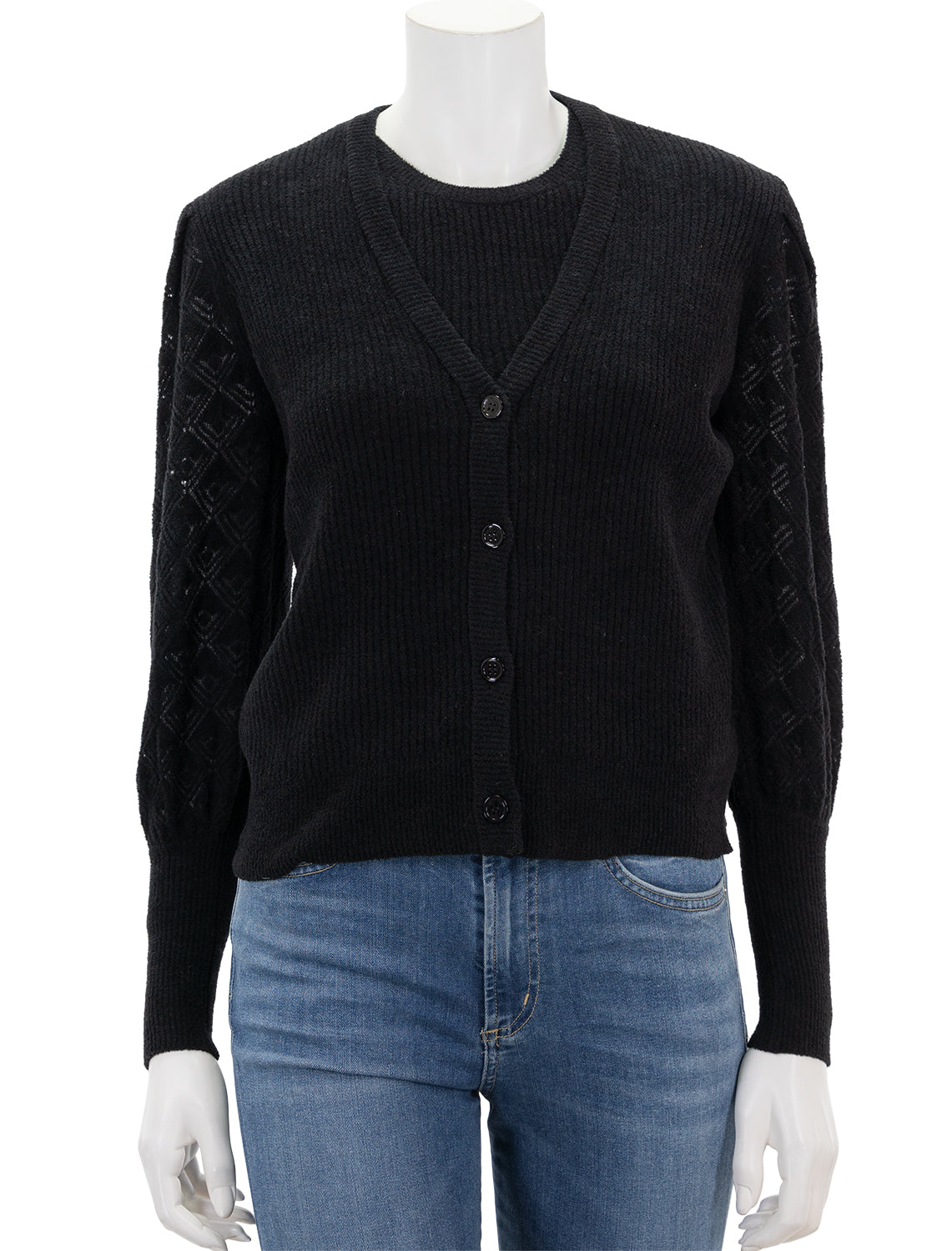 sedona cardigan in black – Twigs