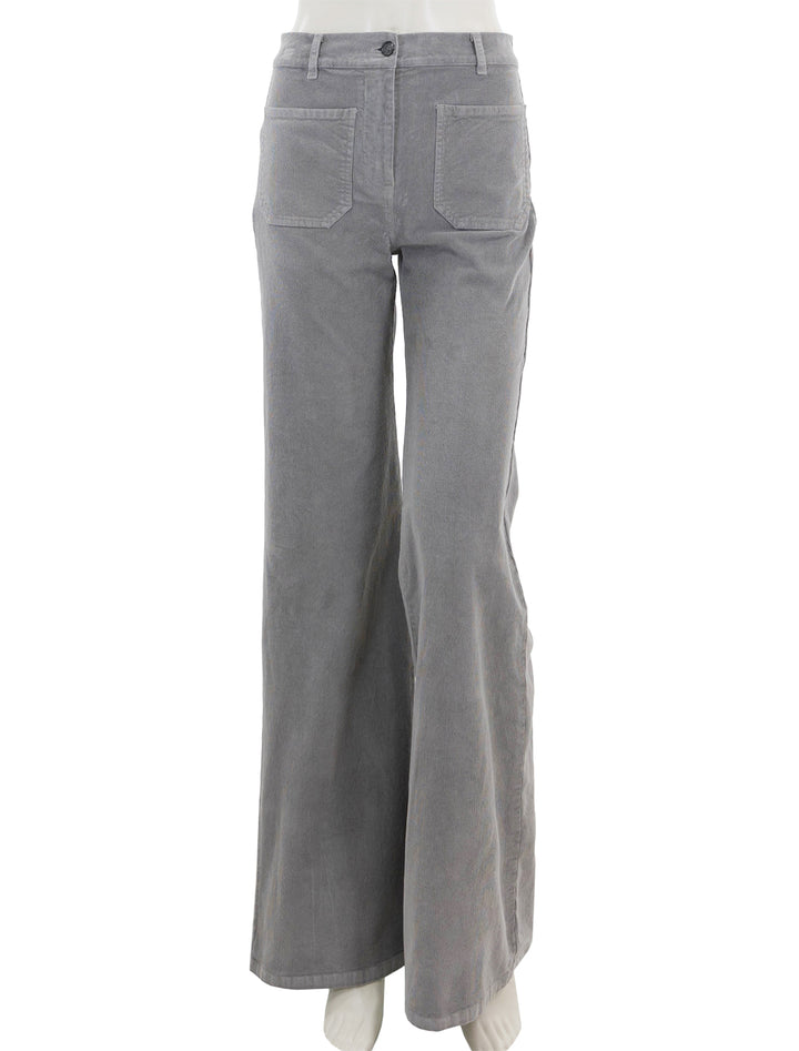 Front view of Nili Lotan's florence pant in grey.