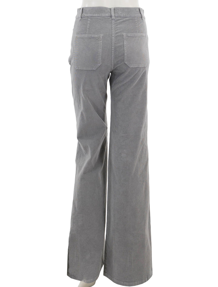 Back view of Nili Lotan's florence pant in grey.