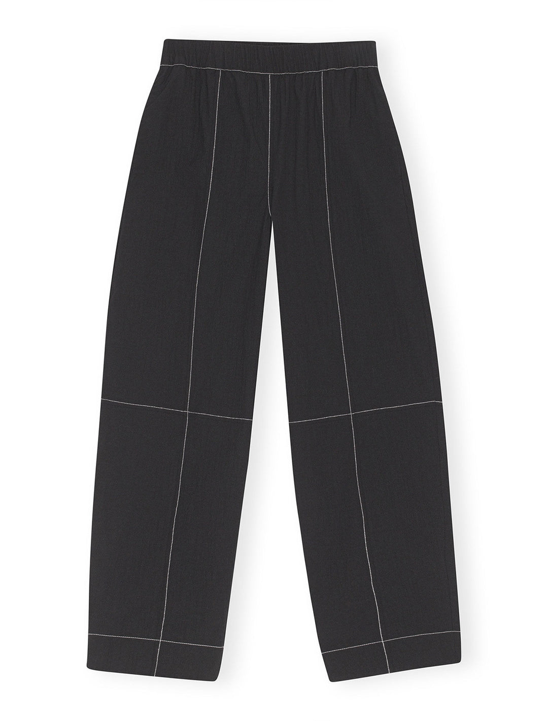 Flat lay of GANNI's curve pants.