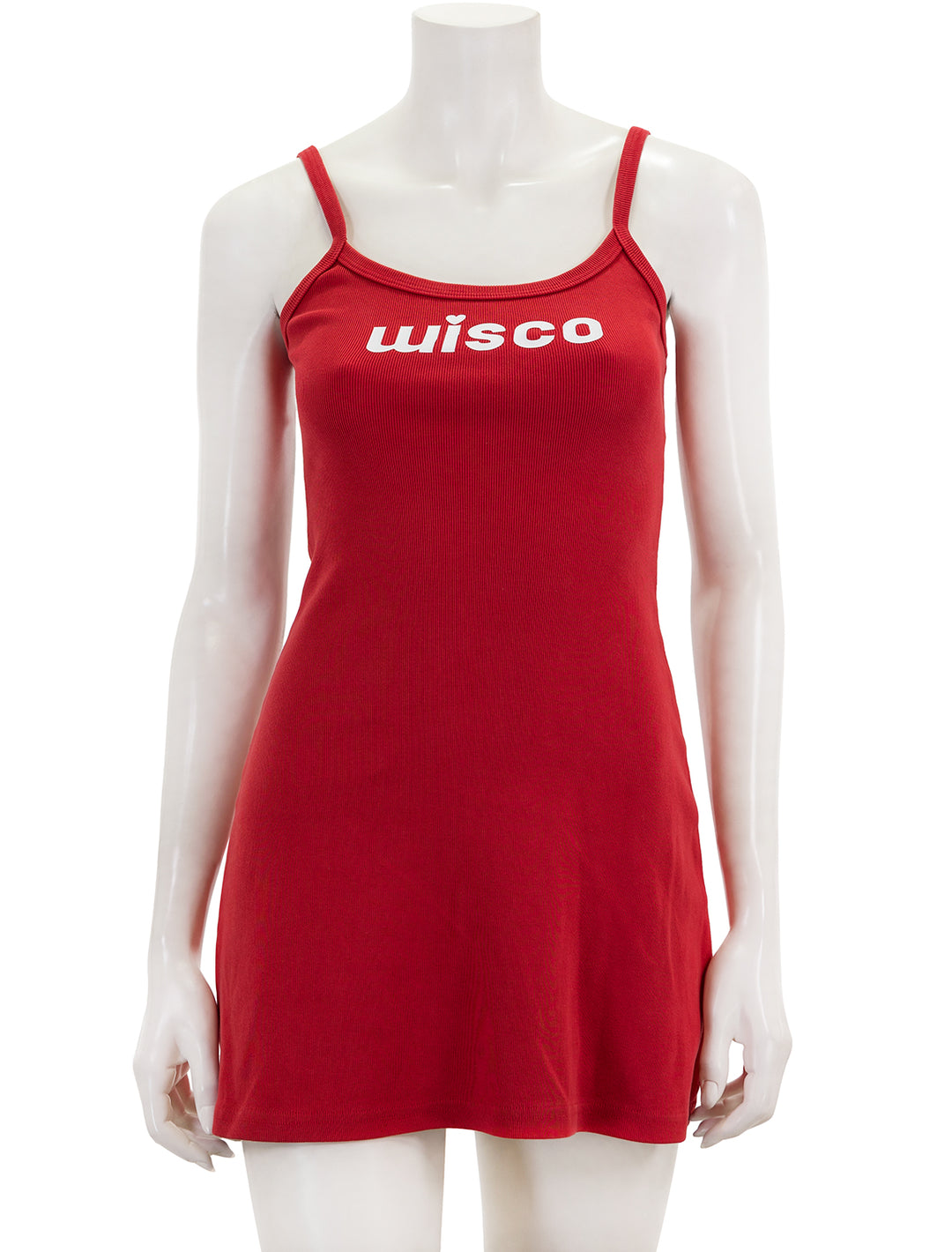 Front view of Recess Apparel's wisco tank dress.