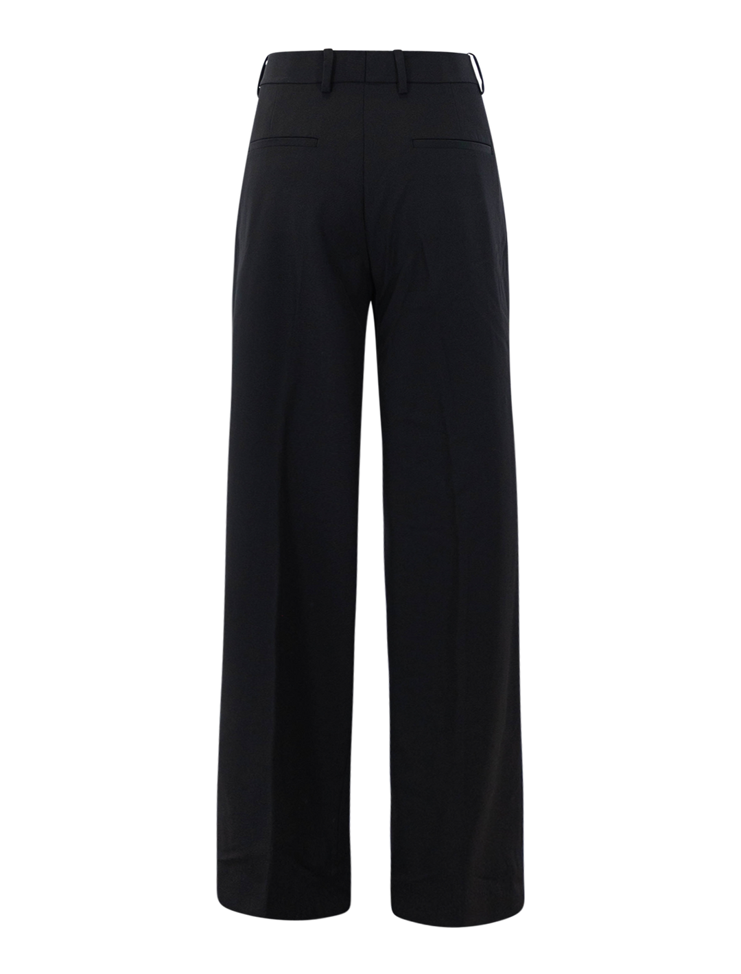 belted trousers in black