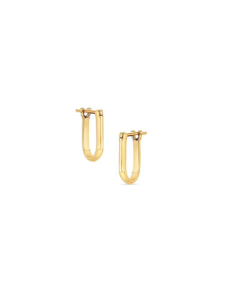 eden hoop earrings in gold