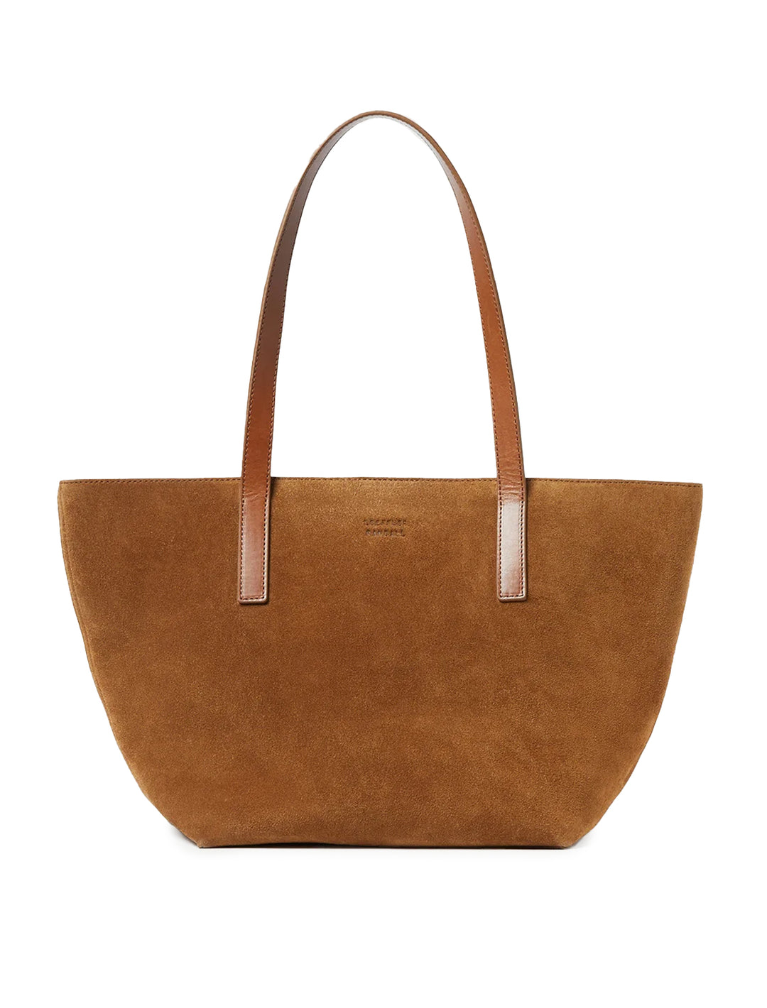 Front view of Loeffler Randall's easton medium tote in cacao.