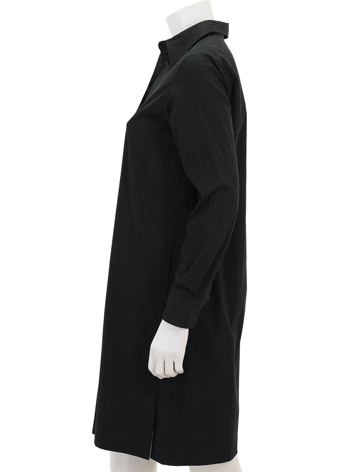 Side view of Nili Lotan's cloe dress in black.